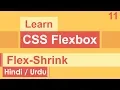CSS Flexbox Flex-Shrink Tutorial in Hindi Urdu