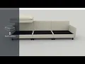 Vesgantti Cloud Lita Modular Sectional Sofa Assembly Guide