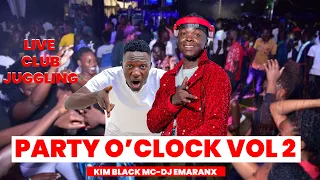 PARTY O CLOCK VOL 2 LIVE CLUB JUGGLING WITH MC KIM BLACK DJ EMARANX 