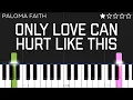 Download Lagu Paloma Faith - Only Love Can Hurt Like this | EASY Piano Tutorial