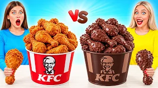 Schokolade vs Echtes Essen Challenge | Fantastische Kulinarische Momente von Multi DO Challenge