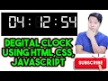 Digital clock using html css JavaScript 2020 hindi