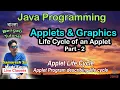 Applet Life Cycle Java Applets Part-2 Java Programming Bengali
