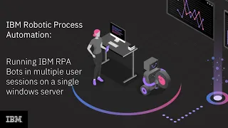 Running IBM Robotic Process Automation RPA Bots in multiple user sessions on single windows server