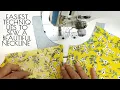 Simple Methods For Sewing A Lovely Neckline With Bias Tape Correctly Sewing Hacks And Tips