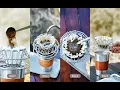 Help you make coffee in outdoor Collapsible Outdoor Pour Over Coffee Dripper