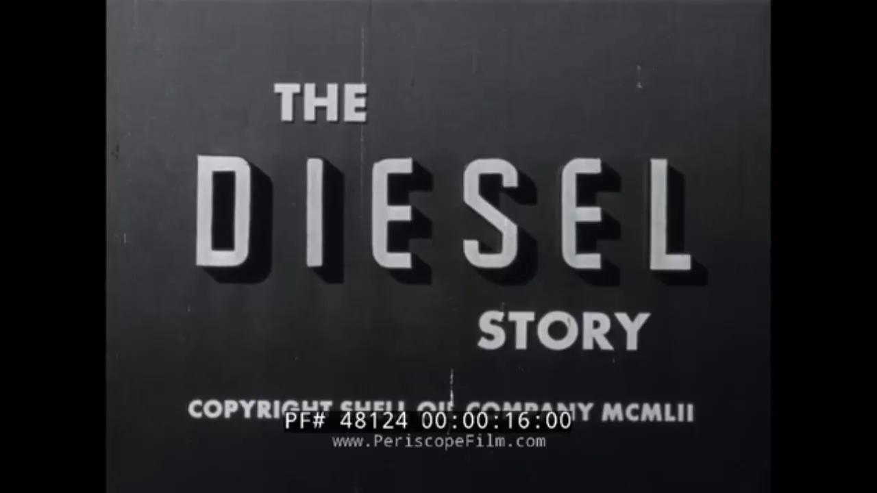 SHELL OIL CO. "THE DIESEL STORY"  RUDOLF DIESEL & DEVELOPMENT OF DIESEL ENGINE 48124