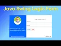 Modern Login Form in Java Swing Custom UI Design