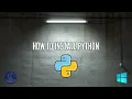 How to Install Python in Windows Visual Code Installation