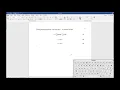 Making Automatic Numbered Equations in Word Part 5 - The Hashtag Method