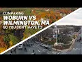 Woburn vs Wilmington MA Living in a Small City or a Quiet Boston Suburb