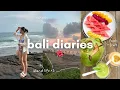 bali travel diaries island life aesthetic cafes beach clubs exploring