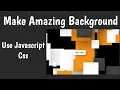 Make Amazing Abstract Background Generator using CSS Javascript how to Generate background