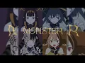Ninomae Ina'nis, Ouro Kronii, Shiori Novella, Gigi Murin - MONSTER (HQ Audio)