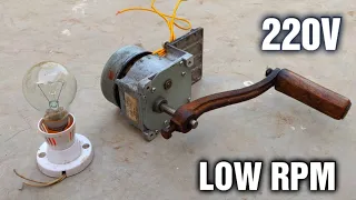 Download Make 220v Electric Generator using Brushless Gear Motor BLDC - 180 RPM MP3