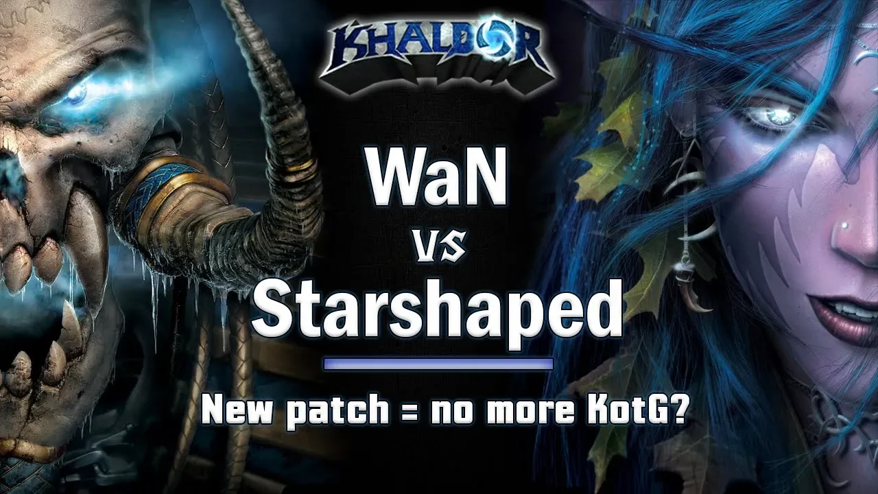 ► WarCraft 3 - Starshaped (NE) vs. WaN (UD) - Demonhunter is back!