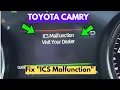 How To Fix ICS Malfunction Warning In Toyota Camry