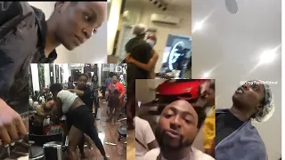 davido reacts as tiwa savage f ght seyi shay as they expose their dirty secret