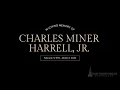 Memorial Service for Charles M Harrell Jr - March 12 2026 First Presbyterian Church Pensacola FL