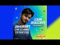 JavaScript LIVE Class Introduction Part 2 Real-Time Coding Hindi