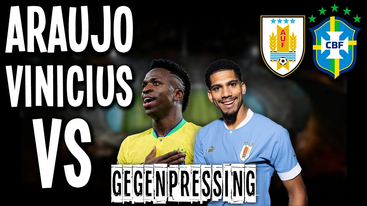 ARAUJO vs VINICIUS - SELECCIÓN URUGUAYA - Analizamos el duelo del URUGUAY vs BRASIL