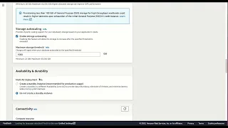 Creating Oracle database for getint io
