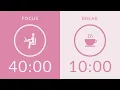 Pomodoro Timer No Music Bell Only 3-Hour Study With Me for Deep Focus