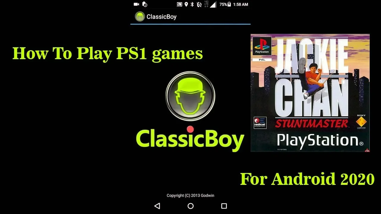 How To Play PS1 Games on ClassicBoy