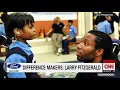 Larry Fitzgerald in Difference Makers with Coy Wire