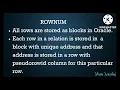 Lecture 1 - rownum rowid Oracle Database SQL Interview Questions in Tamil
