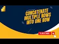 Concatenating Rows into a Single Cell in Power Query Power BI Tutorial MiTutorials