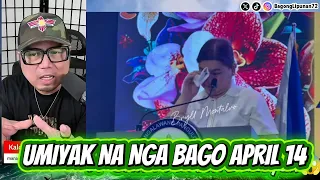 umiyak na nga bago april 14 ang presidente ng dds