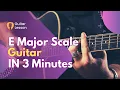 How to play the E Major scale on GUITAR With TAB