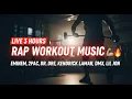Download Lagu LIVE 3 HOURS RAP WORKOUT MUSIC 💪🔥 EMINEM, 2PAC, DR. DRE, KENDRICK LAMAR #animalintelligence