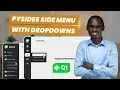 Build a Modern Python Sidebar Menu with PySide6 Qt Designer Context Menus Stacked Pages