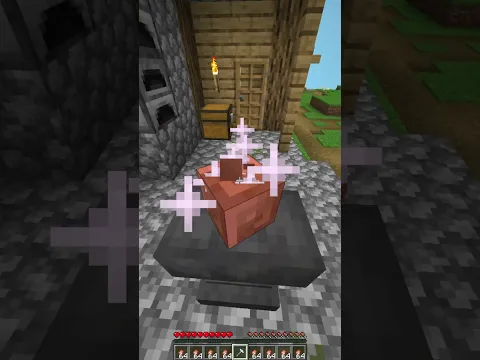 Repair the rod on the Copper Golem's head. Minecraft
