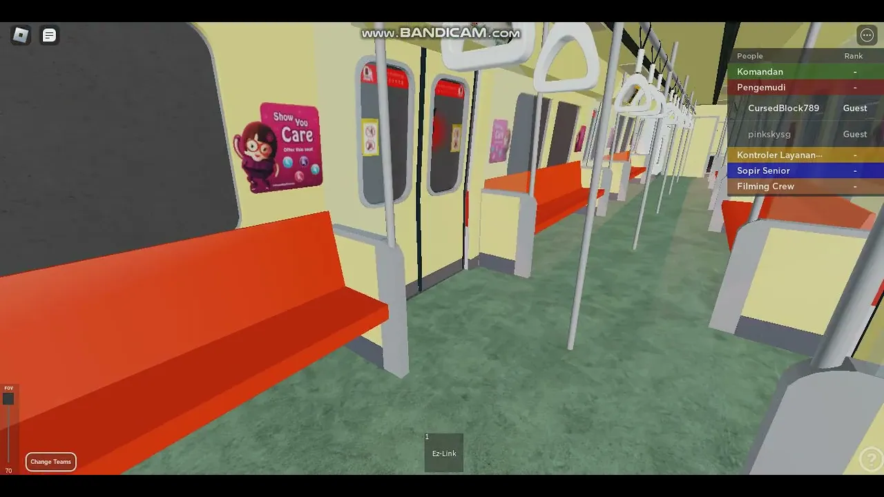 Roblox North South East West Line: Siemens C651 collision with C151 at NS23 Somerset
