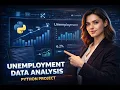 Unemployment Data Analysis Using Python Data Science Project CodeAlpha Internship Task