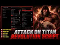 Attack On Titan Revolution Script Auto Farm Auto Raid Auto Waves Auto Prestige More