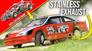 Predator 670 Mini NASCAR Gets BOOM TUBES and Hits Our Backyard Track!