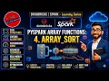 43 Databricks Spark Pyspark Functions Part 4 Array - Sort