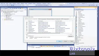 How to add trackbar toolbox Visual Studio