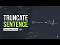 LeetCode 1816 Truncate Sentence Easy C Solution Beginner Friendly DSA