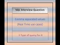 seprate sql to get comma separated values in multiple rows in sql server