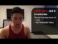 ASPE 3031 IAS 2 Inventories Review