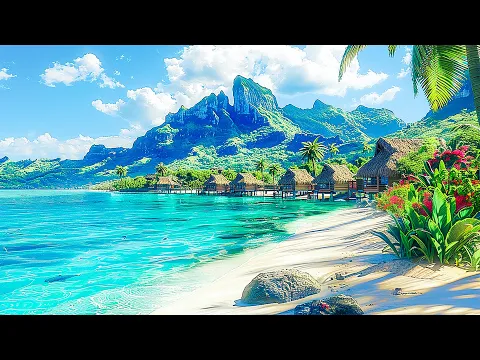 Download MP3 Stop Overthinking - Beautiful Relaxing Music for Stress Relief, Mindful Escapes - Tropical Beach