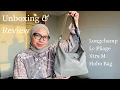 Unboxing Longchamp LE PLIAGE XTRA M HOBO BAG GRAY TURTLEDOVE - Bahasa Indonesia