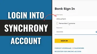 How To Login To Synchrony Bank Account