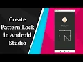 Pattern Lock View in Android Studio