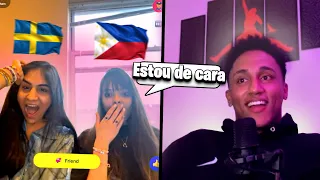 BRASILEIRO SURPREEENDE GAROTAS FALANDO INGLÊS FLUENTE (REAÇÃO GRINGA)